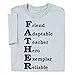 GuyGifter Dad Gifts T-shirt Tshirts Father Qualities Tshirt