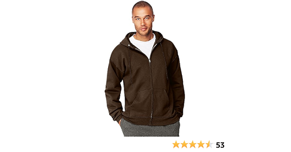 Full Zip Hoodie, Dark Chocolate 