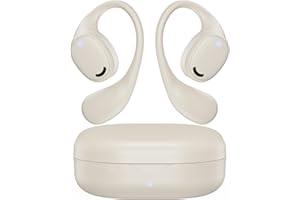 EXECCZO Open Ear Headphones - Airflow Pro Bluetooth 5.3 Earbud Wireless Earphones Headset for Running and Outdoor Activities with Immersive Sound (Skin)