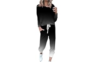 Nantdog Jogger Sets for Women 2 Piece Lounge Sets Fall Sweatshirt Sets Outfits Matching Sweatsuits Two Piece Comfrt Hoodie