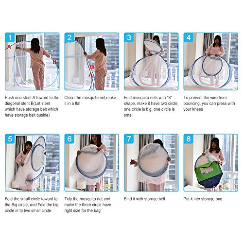 Yoosion-Anti-Mosquito-Nets-Pop-Up-Mosquito-Net-Bed-Tent-with-Bottom-200L180W150H-Mosquito-Nettings-Folding-Portable-for-Baby-Toddlers-Kids-Adult
