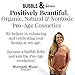 Organic Liquid Mineral Foundation Makeup with Aloe - All Natural Vegan Gluten Free Ingredients - Made In USA, Porcelain