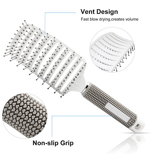Vent Brush,Flex Vented Detangling Styling Hair Brush for Long Thick