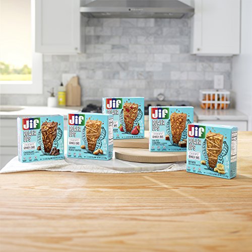 Jif Power Ups Chewy Granola Bars Peanut Butter and Banana, 40 Count