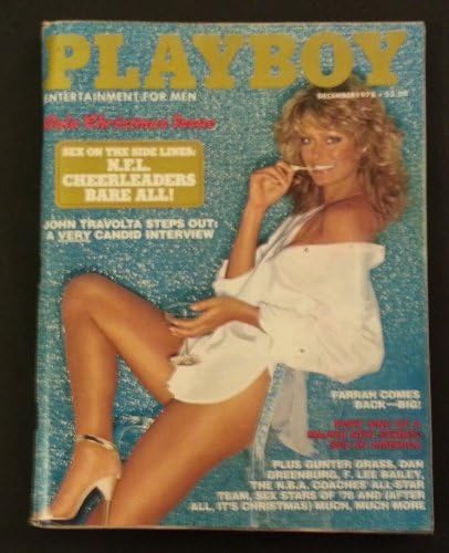 Playboy December 1978 Farrah Fawcett On Cover John Travolta
