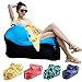 HAKE Inflatable Lounger with Portable Carry Bag for Outdoor and Indoor use (Blue)