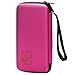 BOVKE Hard Graphing Calculator Carrying Case Replacement for Texas Instruments TI-84 Plus CE/TI-83 Plus CE/Casio fx-9750GII, Extra Pocket for USB Cables, Manual, Pencil & Other Items, Positively Pink