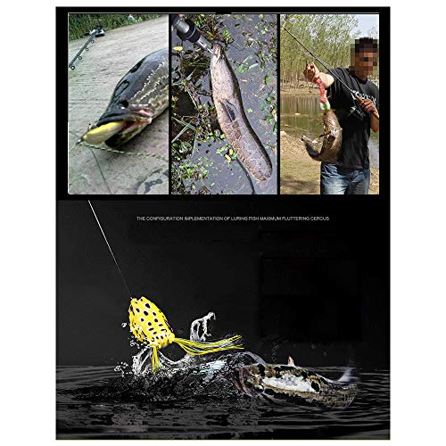 Xersex 5pcs Leurre Grenouille Pêche Douce Hameçon Avec Boîte 5g 8g 12g