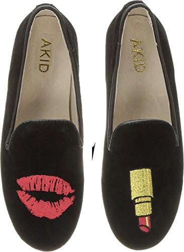 AKID Brand Baby Girl's Marlow (Toddler/Little Kid/Big Kid) Black 3 M US Little Kid