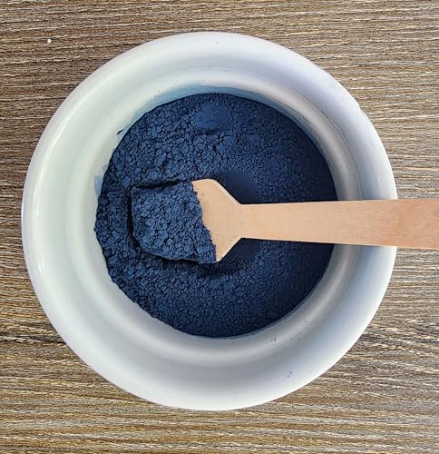 Indigo Powder - 1 oz, Indigo Naturalis - Natural Indigo Blue Powder Dye for Soapmaking & Textiles | Plant-Based Colorant for DIY Crafts, Fabric, Cosmetics | Finely Ground, Non-Toxic, Vegan