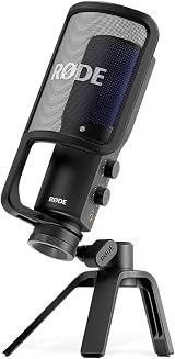 RØDE NT-USB+ Professional USB Microphone Black 48kHz 24-bit view 1