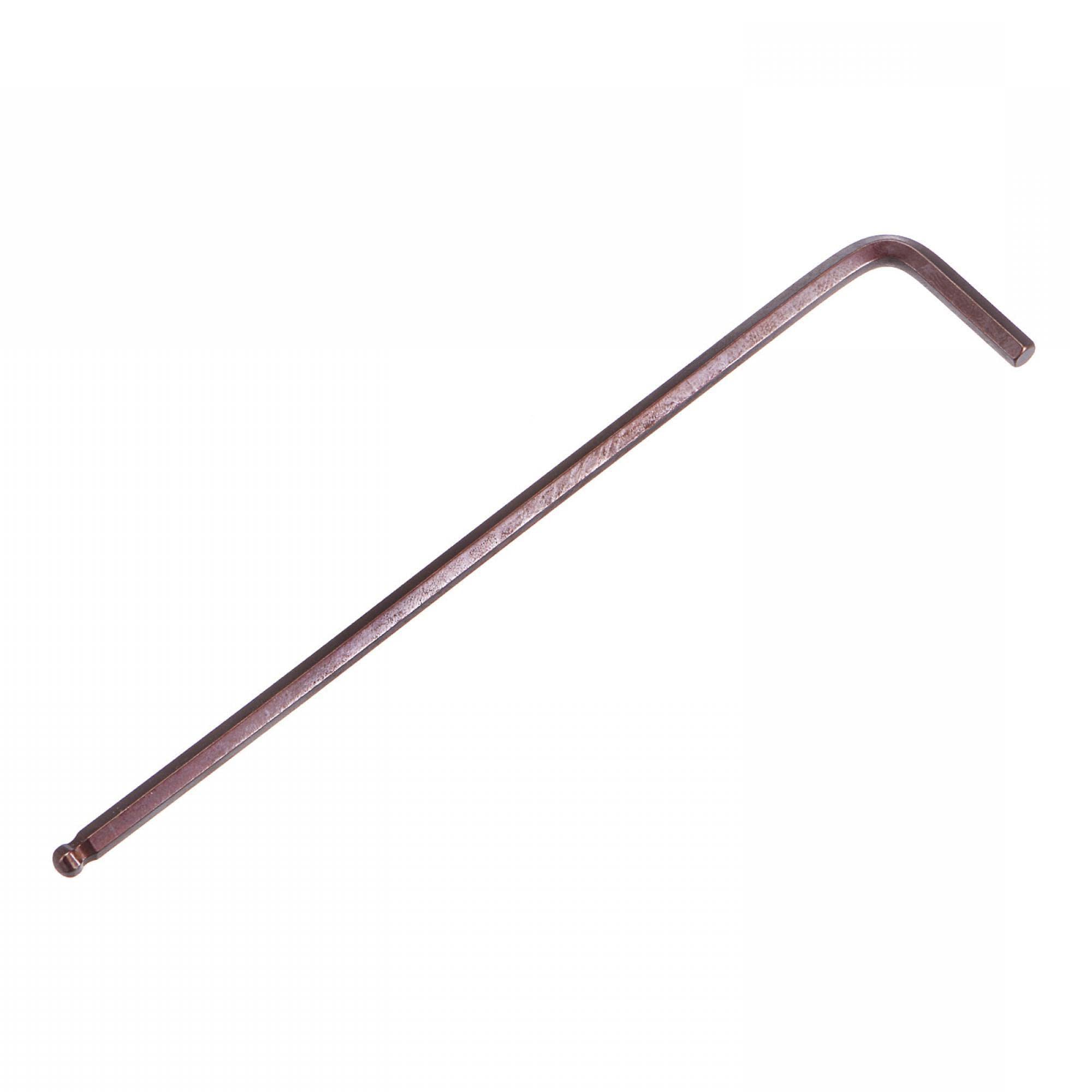 Unifizz 4mm Ball End Hex Key Wrench, L Shaped Long Arm Allen Wrench S2 Steel Repairing Tool, Metric 4 Pcs