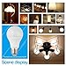 (6 Pack) Homelek 7W LED Light Bulbs, Equivalent to 55W, E27 Base, A19 Bulb, 600 Lumen, 3000 Kelvin, Warm White