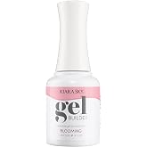 KIARA SKY Hema-Free Builder Gel for Nails | Rosy Pink Builder Gel in a Bottle, Self-Leveling, Soak-Off for Weak Natural Nails, Extensions &amp; Overlays, UV/LED 15ml - Blooming