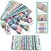 JoyJon 48 Pcs Mermaid Slap Bracelet Mermaid Party Favors, Wristband Snap Bands Class Prizes for Kids, Girls Party Decorations Favors