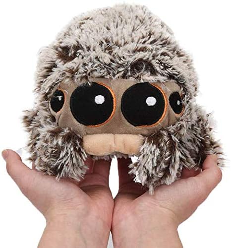 Miwaimao Lucas Spider Plush Stuffed Animals Doll Toys Cartoon Anime Plush Toys Children Christmas Birthday Gift 20cm/gray