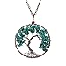 Sedmart Tree of life pendant Amethyst Rose Crystal Necklace Gemstone Chakra Jewelry Mothers Day Gifts