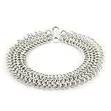 Weave Got Maille European 4-in-1 Chain Maille Bracelet Kit, Silver
