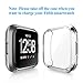 Case for Fitbit Versa,Soft TPU Clear Cover Case for Fitbit Versa Smart Watch with Full Protection - Fibit Versa Accessories Case