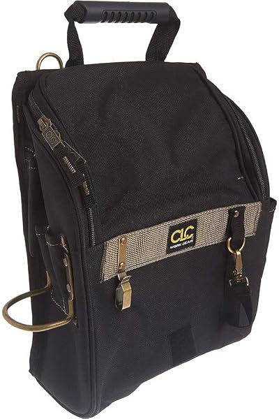CLC Custom Leathercraft 1509 Zippered Professional Electrician Tool Pouch Black