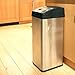 iTouchless 13 Gallon Stainless Steel Automatic Trash Can with Odor Control System, Big Lid Opening Sensor Touchless Kitchen Trash Bin