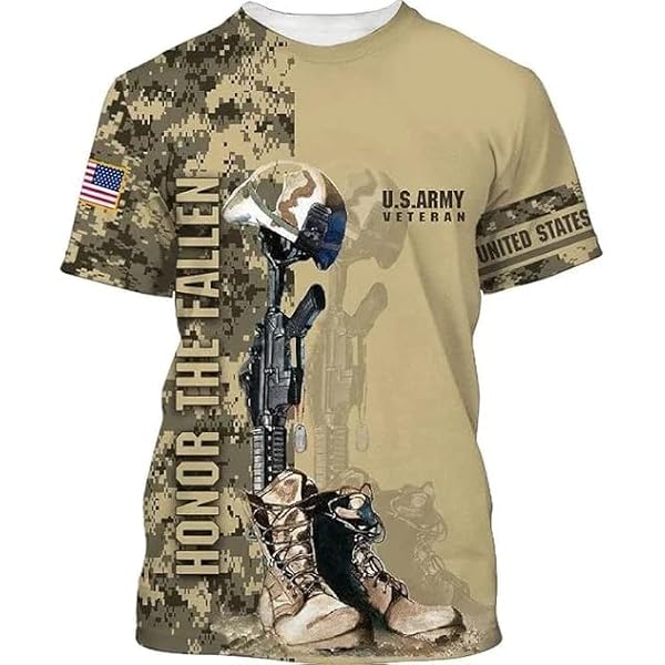 T-Shirt Militare '7% Degli Americani' Veteran Memorial Day | Uomo S-5XL Made In USA