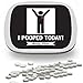 I Pooped Today Mints - Silly Poop Gift, Stocking Stuffers for Friends, Sugar-Free Wintergreen Breath Mints, Over the Hill, Made in the USA