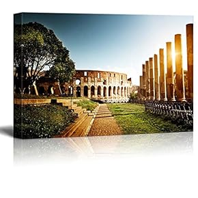 Canvas Prints Wall Art - Colosseum in Rome, Italy - 12" x 18"