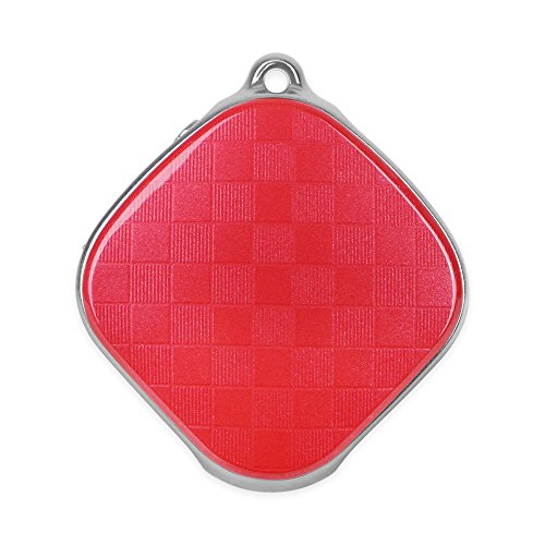 Mini Micro GPS Tracker For Kids Personal Tracking Device Children GPS Locator Prazata A9 GPS LBS Wifi Positioning 5 Days Standby SOS Alarm Voice Monitoring (Red)