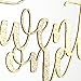 NANASUKO 21st Birthday Cake Topper - twenty one - Double Sided Gold glitter - Premium quality Made in USA