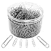 Leyaron Paper Clips, 500 Pcs Silver