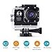 YUNTAB Sport Action Camera Vlog DV, HD 1080P 2.0 inch, 5MP, 120 Degree Wide-Angle, 30m Underwater Waterproof Camcorder(Black)