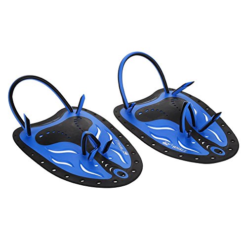 Hand Paddles,Professional Swim Training Paddles Adjustable Diving Training Hand Fin Flippers Flat Paddles Swimming Training Aid for Men Women Children(#4)
