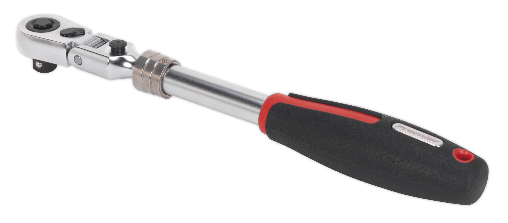 Sealey Ak8983 Ratchet Wrench 3/8In Sq Drflexi-Head Extendable Platinum Series