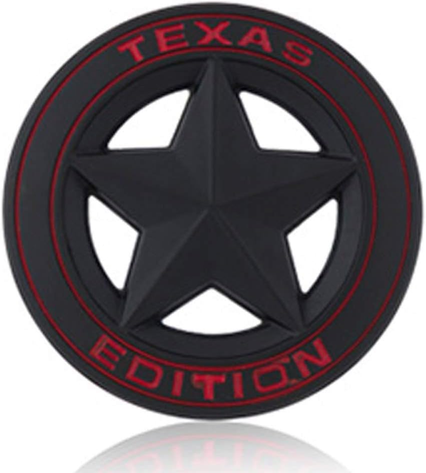 1Pcs 3D Metal Car sticker logo Emblem Badge Car Styling sticker (Black)