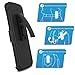 Nexus 6 Case - MoKo Shock Absorption Scratchproof Full Body Rugged Cover Holster Belt Clip Kickstand Protective Case for Google Nexus 6 (2014), BLACK