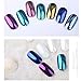 CHARMING MAY Pearl Powder Mirror Effect Rainbow Unicorn Chrome Metallic Manicure Pigment Nail Art Mermaid Powder (7 Pack Pearl Powder)