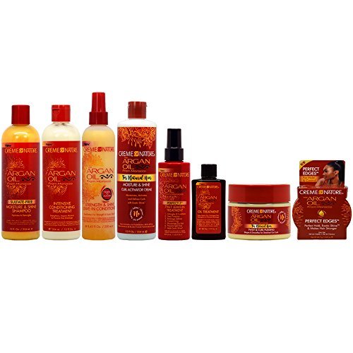 Creme of Nature Argan Oil for Natural Hair Care 8-piece Collection