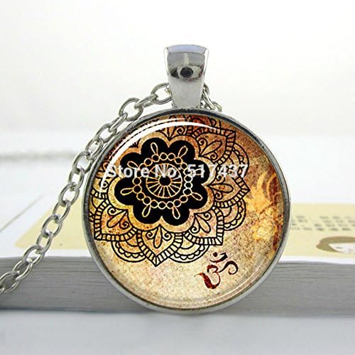 Pretty Lee Flower Necklace-New-2015-Hot-Sale-The-Kiss-By-Gustav-Klimt-Necklace-Art-Pendant-Bronze-Jewelry-Wholesale-Glass Picture Pendant