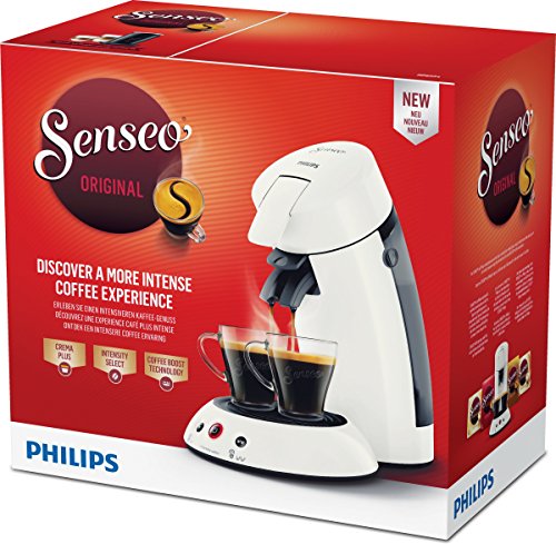 Philips Senseo New Original Kaffeepadmaschine, Crema Plus, Kaffeestärkewahl, HD6554/10, 0.7 L, 1450 W, weiß – Bild 6