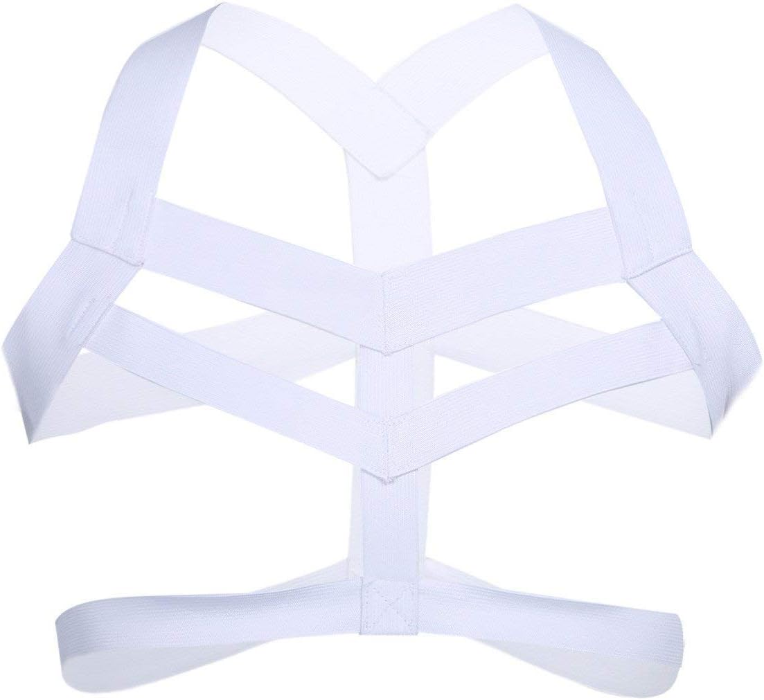 Mens Harness Belt Body Chest Elastic Halter Nylon Shoulder Strap Club Wear Costume