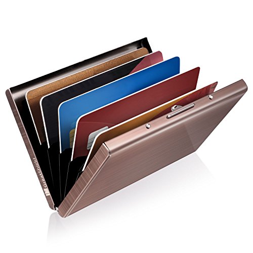 Greatshield rfid blocking wallet [6 slots | stainless s…