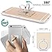 mowinifa816 AL145 Cell Phone Finger Ring Holder, IHUIXINHE Universal Smartphone Stand for iPhone 7 Plus 6 6S Galaxy S8 Edge, Contain 5 Hook - 5 Piece
