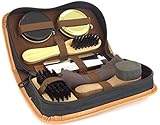 MARZ Products ® Deluxe Travel Leather Shoe Care Kit, 7 pc