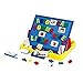 Wishland Deluxe Magnetic Letters Tabletop Easel Board Toddler Toys (2 Functions) Toys (2)