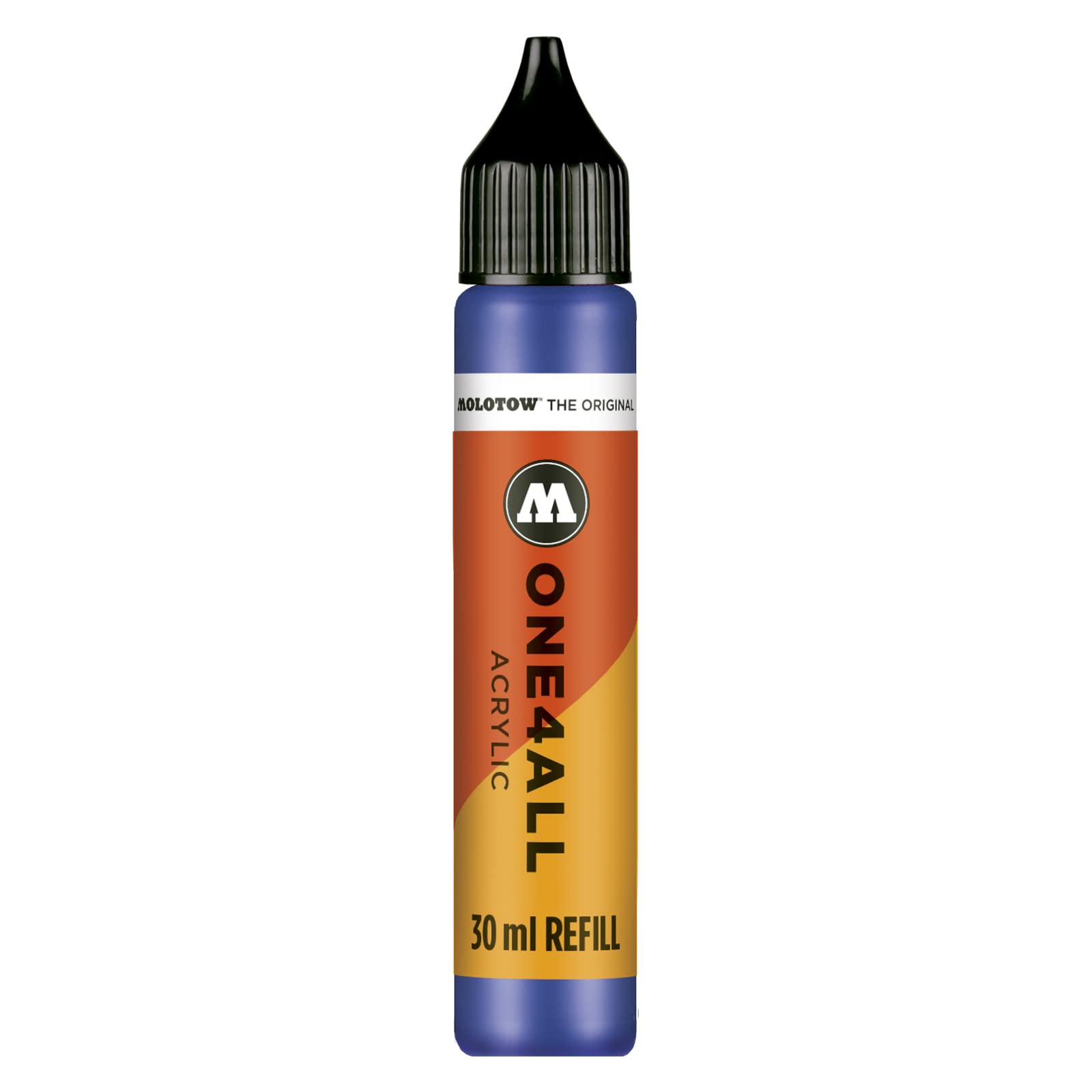 Molotow ONE4ALL Refill Acrylic, Colour 204 Real Blue, 30 ml, Refill Ink for Permanent Marker