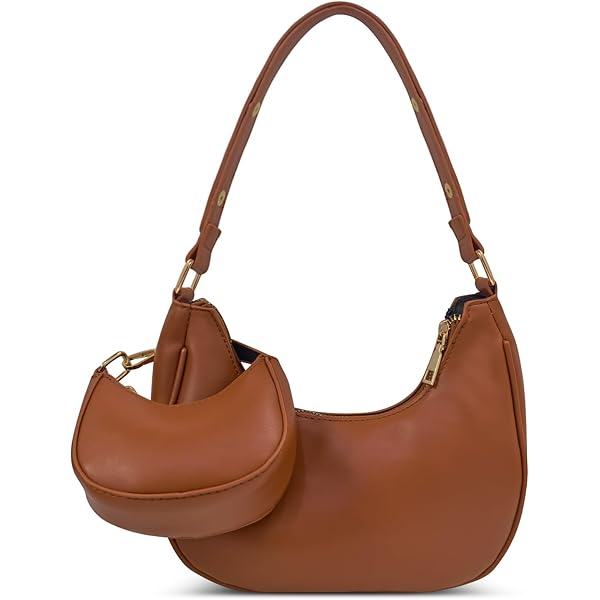 00s archive half moon shoulder bag Y2K 茶 Amazon.com: Y2k Shoulder Bag for Women Half Moon Bag Rivet