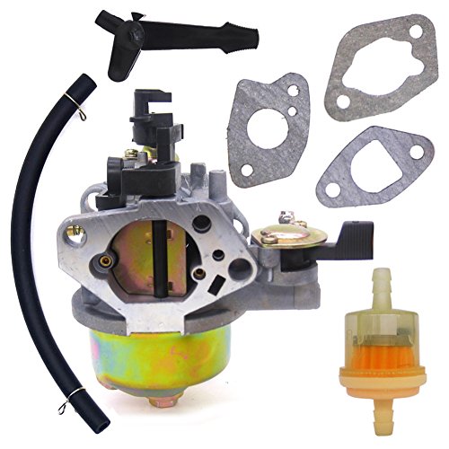 NIMTEK Carburetor Carb With Fuel Filter Choke Lever for Honda GX390 13HP Replaces 16100-ZF6-V01