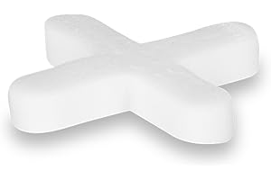 BARWALT Original Precision Tile Spacers, 75xRegular Long + Shaped 1/4 Inch Spacers, Made In The USA, BWT10043