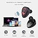 Wireless Earbuds Bluetooth Headphones with Mic in-Ear Noise Cancelling Earphone HD Stereo Sweatproof Headsets for iPhone Samsung and Smartphones from WOWOGO (K5S-red)